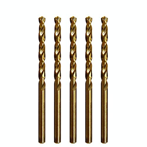 STROTON Brocas de M42 8% Cobalto para Acero Inoxidable y Metal (4,0mm x 5piezas)
