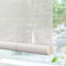 Weiße Bambusrollos Blickdicht,Innen Sonnenschutz und Sichtschutz Rollo Seitenzugrollo,Hochwertiges Fenster-Rollo Bambus,50cm-150cm benutzerdefinierte Breite,Unbegrenzte Länge (120x300cm/47x118in)