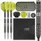 Target Darts 975 01 24 g 97,5% Wolfram Swiss Point Dart-Set mit Stahlspitze 24G Dartset, schwarz/grün, 24gr