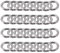 Spring O Rings, Ekunbuy Spring Snap Clip Hooks Zinc Alloy Round Metal Split Rings Small Clamp Clasp Keyring Buckle for Bag Purse Handbag Strap Craft Jewelry Making (Φ20mm-32pcs)