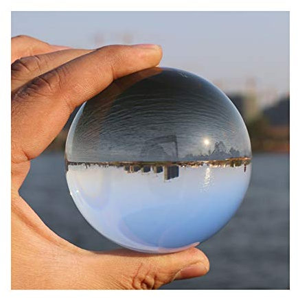 FENCHUN Kristallkugel Quarzglas transparent Kugel Kugel Glas Kugel Fotografie bälle kristall Handwerk dekor feng Shui (Color : 40mm)