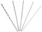 5Pcs Long Drill Bits Wood, 150 mm Long High Speed Steel Straight Shank Twist Drill Bits 2mm 3mm 3.5mm 4mm 5mm Hardness Spiral Wood Drill Bit for Drilling Tool Wood Metal