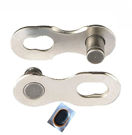 Angebot-Set Sunrace Fahrrad Kettenverschluss-Glied CNQ87-7/8-fach - Silber inkl. Schlauchflicken