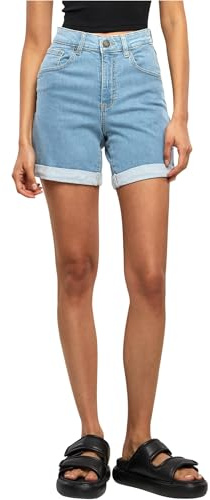 Urban Classics Damen Ladies Organic Stretch Denim 5 Pocket Shorts