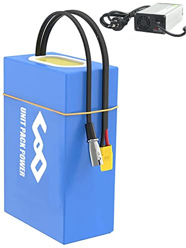 72V 25Ah E Bike Battery 72V PVC Electric Scooter Lithium Ion Batteries Pack for 250W-3300W Motor, Rechargeable Replacement Battery, Built-in 60A BMS, with 84V 4A Charger