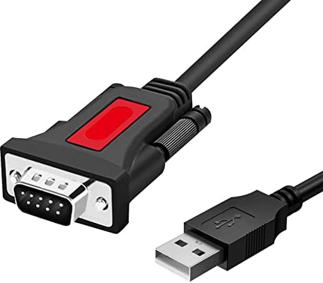 XTVTX USB auf R/S/232 Seriell Kabel,USB auf seriell Adapter,USB auf R/S-2/32 Stecker (9-polig) DB9 Serielles Kabel,mit PL2303-Chipsatz für Windows 11/10/8.1/7/Vista/XP,MAC OS (1,5 M)