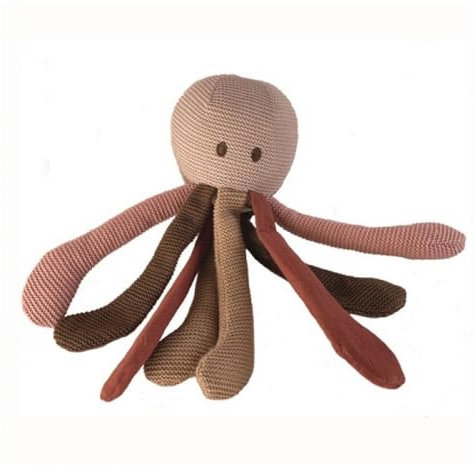 Egmont Toys Octopus en Tricot Doudou hochet