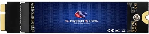 GAMERKING 1TB SSD Festplatte Intern Upgrade für Mid 2012 MacBook Air A1466(EMC 2558), A1465(EMC 2559), Interne Speichererweiterung (MacOS Vorinstalliert)