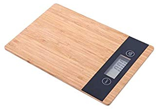 Balance numérique multifonctionnelle en bois à affichage LCD, balance de cuisine étanche, Mini balance électronique de cuisson domestique