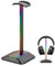 Headphone Stand Rgb Lights Headphone Stand with Type-c Usb Ports Headphone Holder for All Headsets Gamers Gaming Pc Accessories Desk
