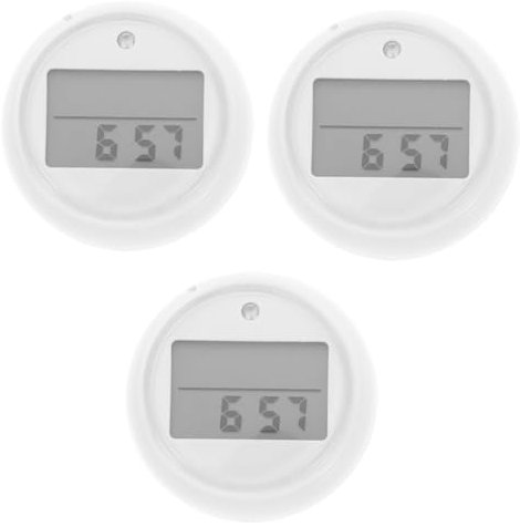 PRETYZOOM Lot De 3 Thermomètres Flottants Pour Piscine Bain Alarme Automatique Plage De Température
