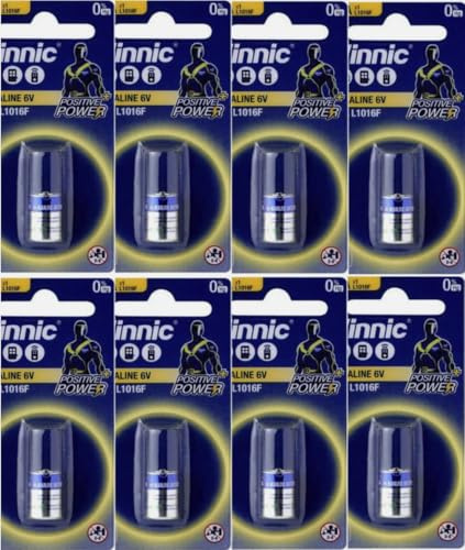 Vinnic Alkaline-Batterien L1016F / 11A, A11, CA21, CX21A, E11A, G11A, GP11A, WE11A, WE1 A, L1016, 1016, MN11, LR11A, LR 11A, 8 Stück