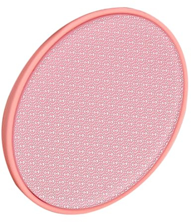 GANAZONO Fußdatei aus Farbigem Kristallglas Tragbare Glasfußfeile in Rosa mit Abs Griff Sicher der Entspannung Hornhautentferner für Frauen zur Sanften Pediküre und Fußpflege