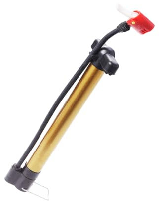 TOBBOMEY Air Portable pour Vélo avec Aiguille Inflation Compresseur pour Ballons Gonflables Véhicules