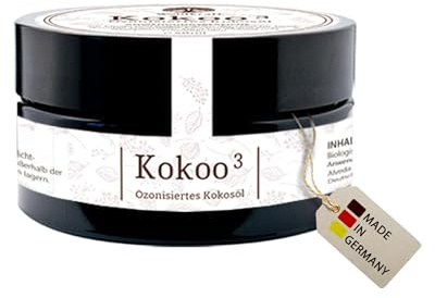 Waldkraft Kokoo³ Ozonisiertes Kokosöl – 50 ml kaltgepresstes Kokosnussöl mit aktivem Sauerstoff angereichert – Zur intensiven Pflege & Regeneration strapazierter Haut