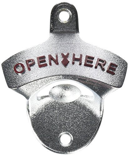 Kikkerland Open Here Wall Mounted Bottle Opener