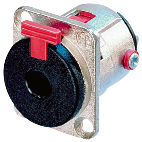 Neutrik NJFP6C 6 35MMLocking Jack Chassis Socket, Nickel