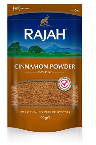 Rajah Spices Poudre de cannelle Dalchini Darcheen Cannelle 100 g