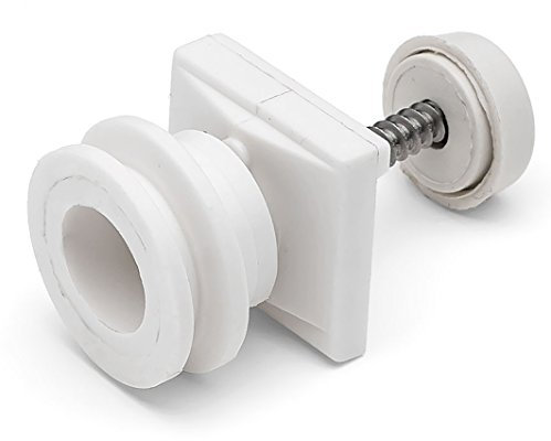 4 x Shower Door Rollers Joint Ball Grooved Sovereign Wheels/Runners 19mm L1