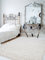 Benuta Shaggy Hochflor Teppich Swirls, Kunstfaser, Beige, 80x150 cm