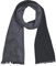 SEABRIGHT Schal 100% Seide Seidenflanell Seidenschal Flauschig Warm Dick SC-S-CDF-1404E3 Schwarz Grau Anthrazit einfarbig unifarbig Unifarbe