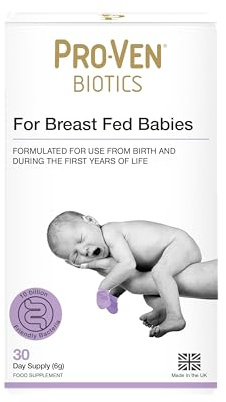 Pro-Ven Biotics for Breast Fed Babies | 10 Billion Live Bacteria Powder with Vitamin D | Daily Microbiome Support from Birth - Gentle for Newborns Infants and Toddlers | Scoop Included