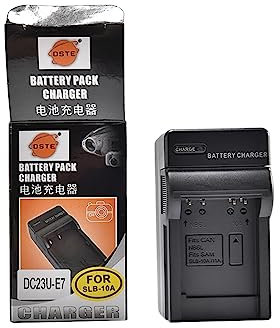 DSTE Chargeurs de Batteries Compatible pour Canon NB-6L Samsung SLB-10A SLB-11A Battery as CB-2LYE