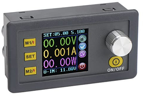 DROK Numerical Control Step Down Voltage Regulator Stabilizer, DC 6-55V to 0-50V 5A Constant Voltage Current Buck Power Converter Voltage Transformer