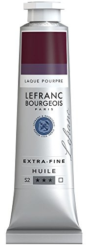 Lefranc Bourgeois Extra-Fine Oil Paint, Artists Quality, Purple Lake, 40ml Tube