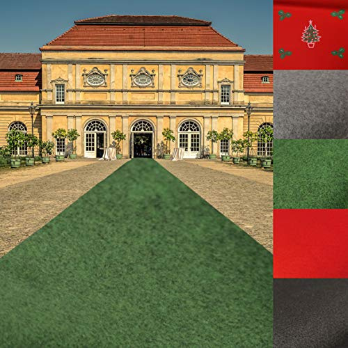 MadeInNature Nadelvlies Rips Malta - Meter Reusable Teppich mit M1 Feuerbeständigkeit | Teppich Messe Messestand Ereignis