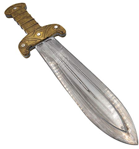 Erwachsene Kunststoff Antike Römischer Krieger Solider Dolch Messer Fake Toy Prop Zubehör