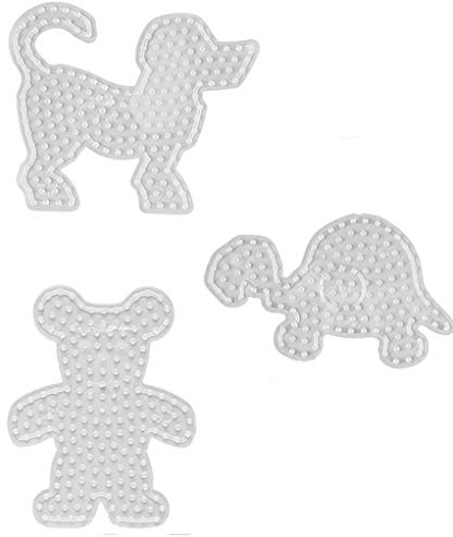 Hama MAXI Perlen - Stiftplatte 8202 Hund, 8204 Teddy und 8210 Schildkröte