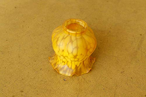 Abat-jour en verre de rechange pour lampes et lustres orange Liberty