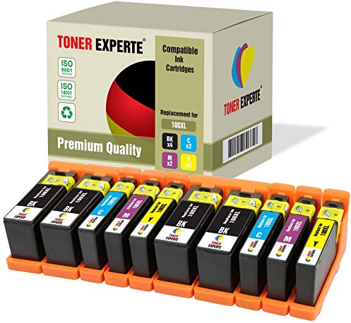 TONER EXPERTE 10 XL 100XL 100 XL Druckerpatronen kompatibel für Lexmark S300 S305 S402 S405 S505 S602 S605 S608 S815 S816 Pro 202 205 208 209 705 805 901 905 (4 Schwarz, 2 Cyan, 2 Magenta, 2 Gelb)