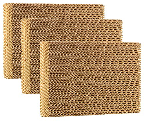 Sichler Haushaltsgeräte Zubehör zu Mehrzweck-Luftkühler: 3-teiliges Ersatz-Wabenfilter-Set für Verdunstungs-Luftkühler LW-620 (Luftbefeuchter-Klimagerät, Geruchsbeseitiger)