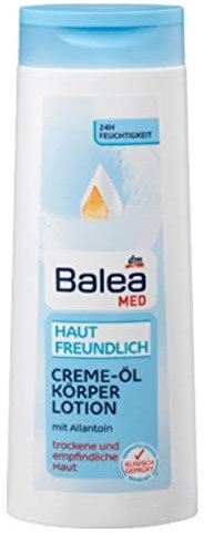 Creme-Öl Körperlotion für trockene und empfindliche Haut - Mit Allantoin und Glycerin - Hautfreundlich - 400 ml