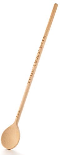 tuuli Kitchen Cuchara de cocina de madera (50 cm) con grabado láser personalizado