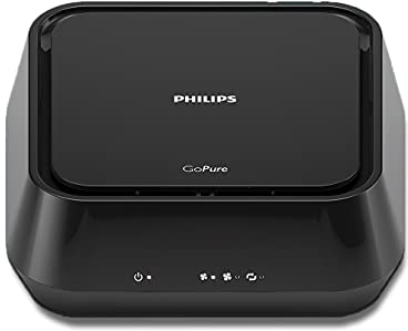 Philips GoPure GP5212 High Performance HEPA Air Purifier for Car, Removes up to 100 Pollutants, Exhaust Fumes, VOCs, Smoke, Bad Odors, Bacteria and Viruses