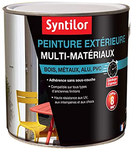 SYNTILOR - Peinture Extérieure Multi-Matériaux Sable Satiné RAL 1015 0,5L