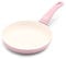 GreenLife Nonstick 8 Frying Pan Skillet, Non-Toxic PFAS-Free Ceramic Nonstick, Dishwasher & Oven Safe, Stay-Cool Handles, Wobble Free, Pink