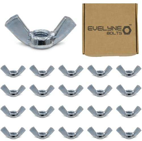 M6 (6mm) Wing Nuts - Steel (Pack of 20)