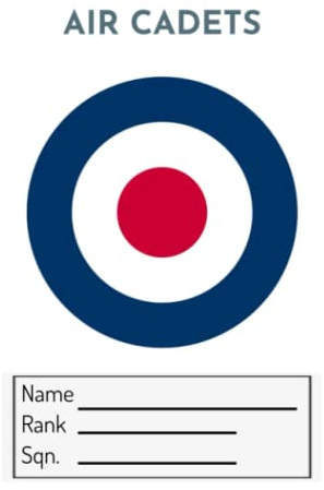 Air Cadet Notebook: 6x9 |120 pages | notebook | journal | RAF | Royal Air Force | lined notebook | 3822