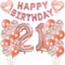 Luftballon 21 Geburtstag Rosegold, Geburtstagsdeko 21 Jahre Frau, Deko 21 Geburtstag Frauen, 21 Geburtstag Deko Rosegold, Balloon 21.Geburtstagsdeko Folienballon, 21 Jahre Geburtstag Frau
