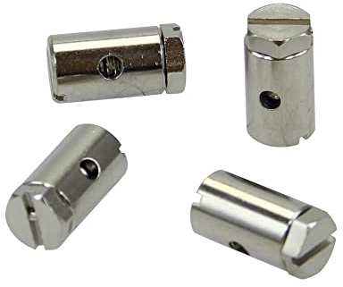 4x Bowdenzug Schraubnippel Klemmnippel 10x16 mm für Mofa Moped Mokick | Kompatibel mit Puch Hercules Kreidler Zündapp