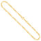 EDELIND Goldkette Herren Damen Echtgold 2.5 mm, Panzerstegkette 375 aus Gelbgold, Kette Gold mit Stempel, Halskette mit Karabinerverschluss, Länge 65 cm, Gewicht ca. 6.4 g, Made in Germany