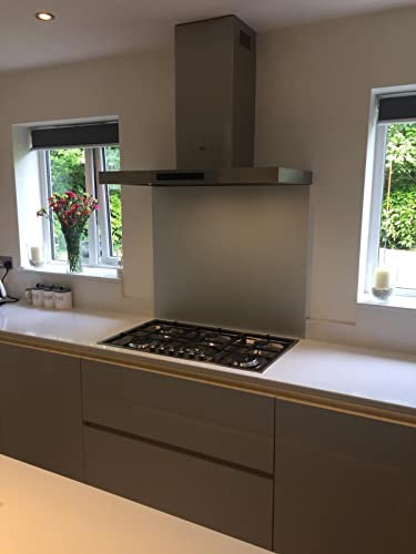 1 Piece of Polished Brass Shiny Cooker Splashback Bright Kitchen Hob Back Plate Cover (950mm x 950mm)