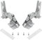 Hinges Compatible with Bosch Neff Siemens Integrated Fridge Freezer Pair of Hinges Left or Right Side 481147 By Gekufa
