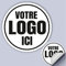 100 Aufkleber, personalisierte Etiketten - PERSONALISIEREN SIE HIER - Unternehmensetiketten - Firmenlogo - Logo, Bild, Fotos - Aufkleber Shop, Büro (6 cm)