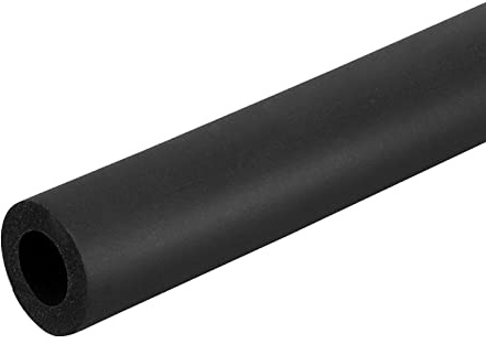 sourcing map Pipe Insulation Foam Tube Lagging Insulation Pipe 12mm(1/2) ID 22mm(7/8) OD 6.6ft Heat Preservation for Handle Grip Support