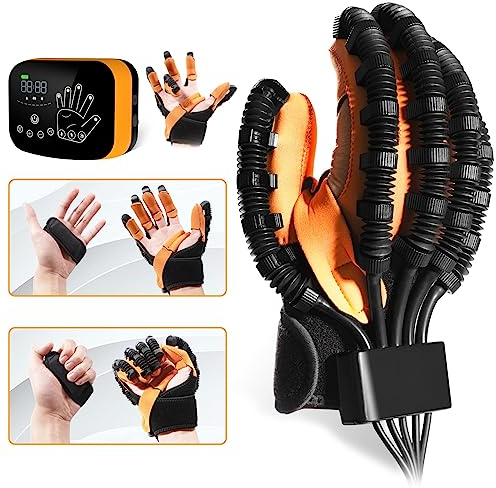 Rehabilitations-Roboterhandschuh für Fingerbehandlung, Finger-Reha-Handschuhe für Schlaganfall-Reha, Reha-Handschuhe für Schlaganfall-Patienten, Reha-Handschuhe für Hemiplegie.(Size:S,Color:Right)